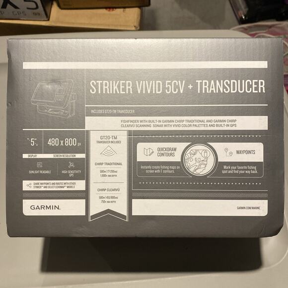 Garmin Striker Vivid 5CV with GT20-TM Transducer 010-02551-00 - Picture 2 of 3